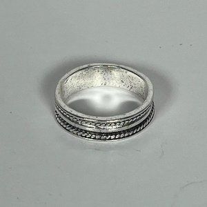 Y2K Silver Custom Link Ring​